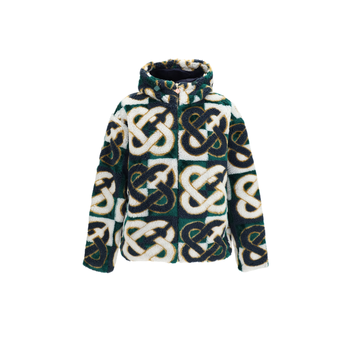Monogram Fleece Hooded Jacket - Image 1