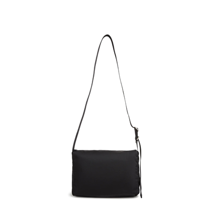 Logo Leather Shoulder Bag - Black - Image 3