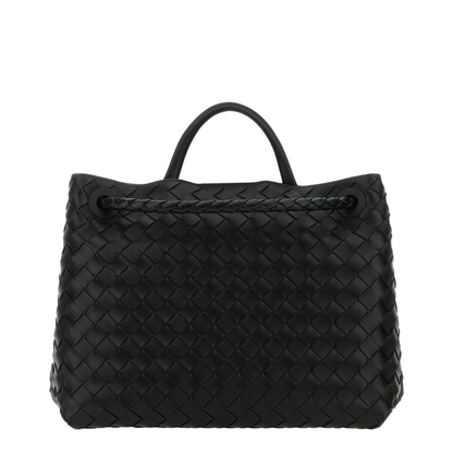 Andiamo Medium Leather Handbags - Black - Image 3