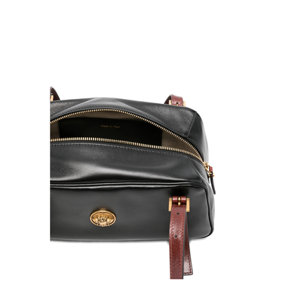 Emblème Nappa Bowling Bag - Black - Image 5