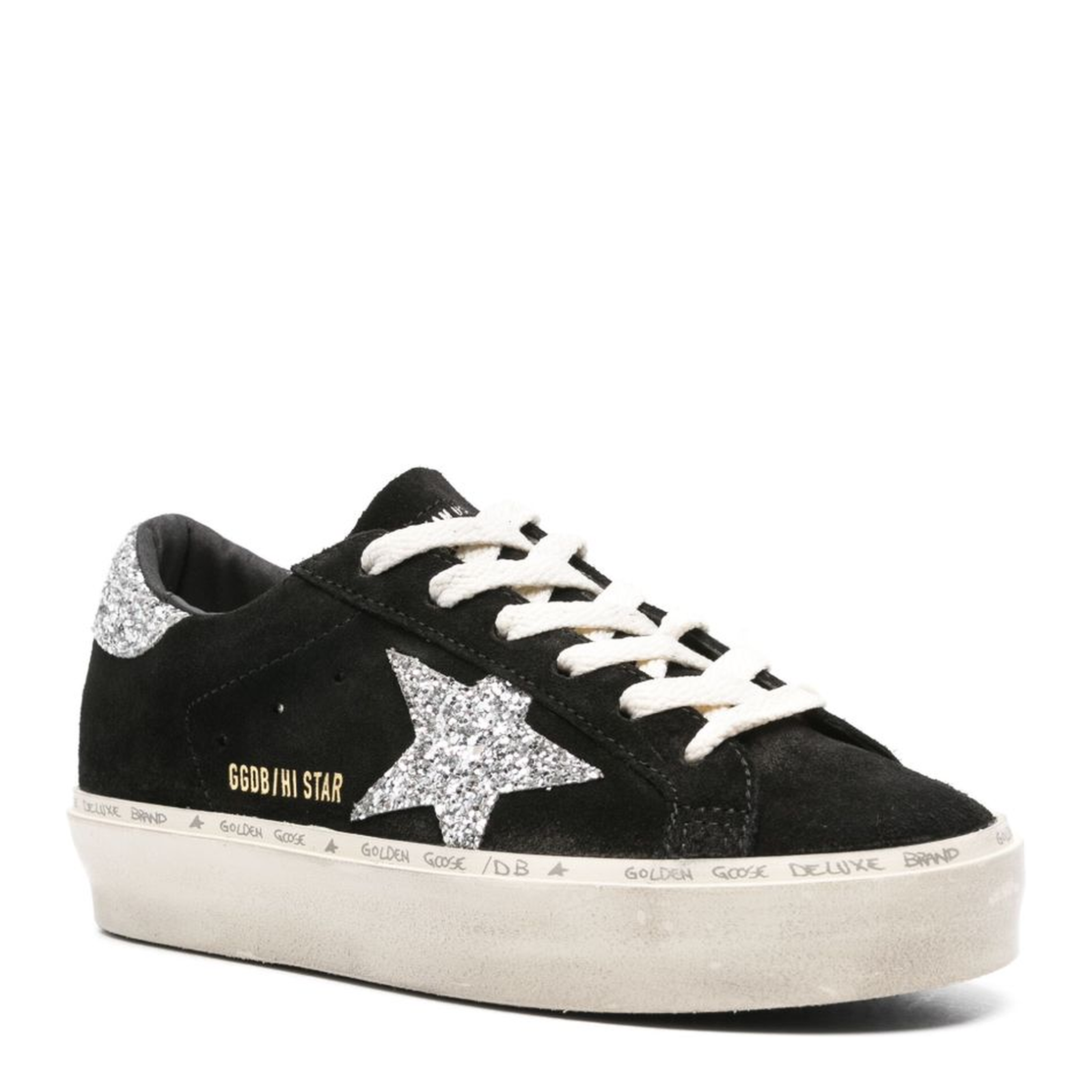 Black Hi Star Suede Sneakers - Image 3