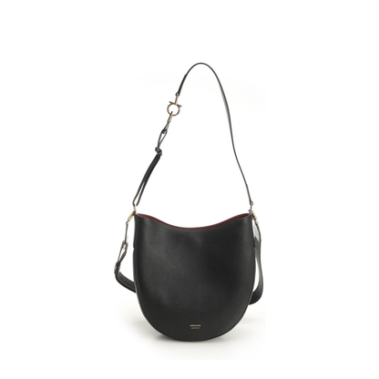 North-South Shoulder Bag in Black - Image 1