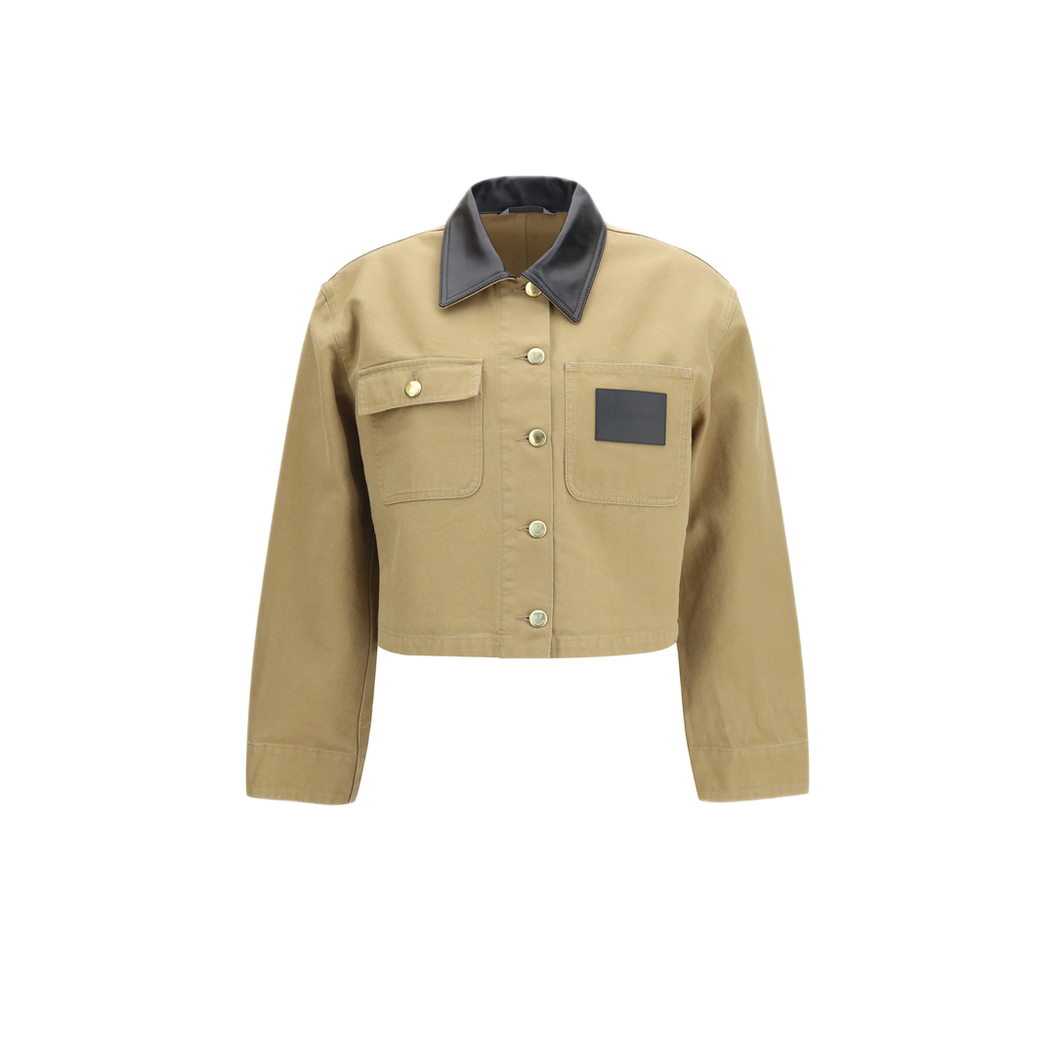Heavy Cotton Cropped Jacket - Image 1