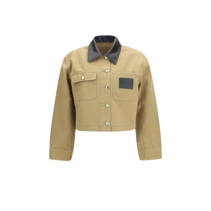 Heavy Cotton Cropped Jacket - Image 1