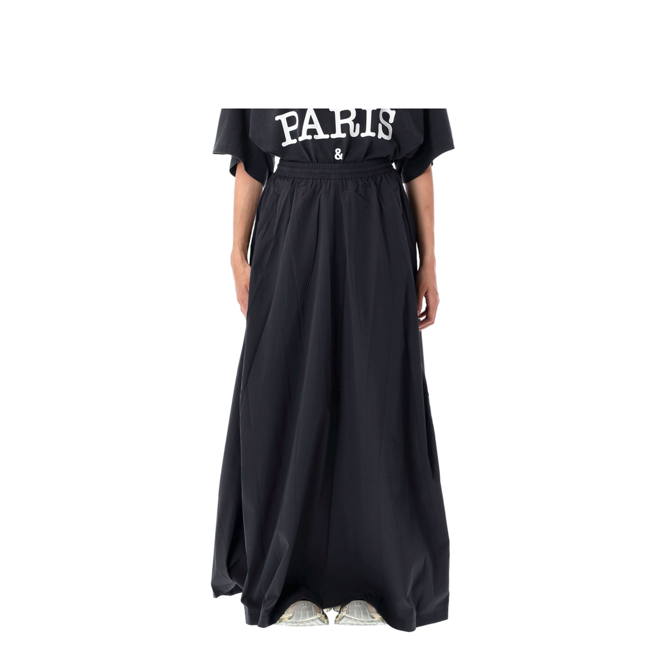 Tracksuit Skirt Long Skirt Black - Image 1
