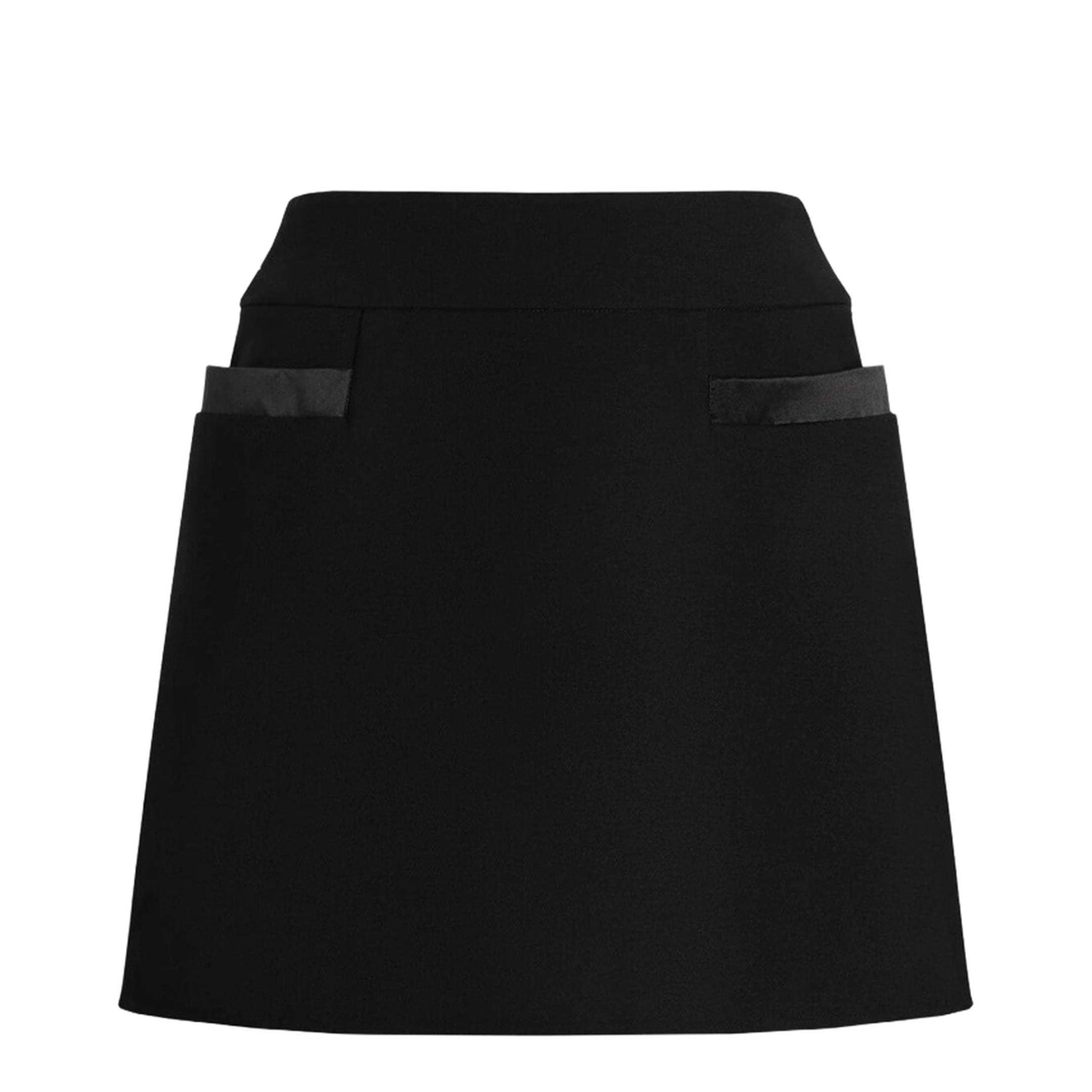 Double Crepe Basque Skirt - Image 1