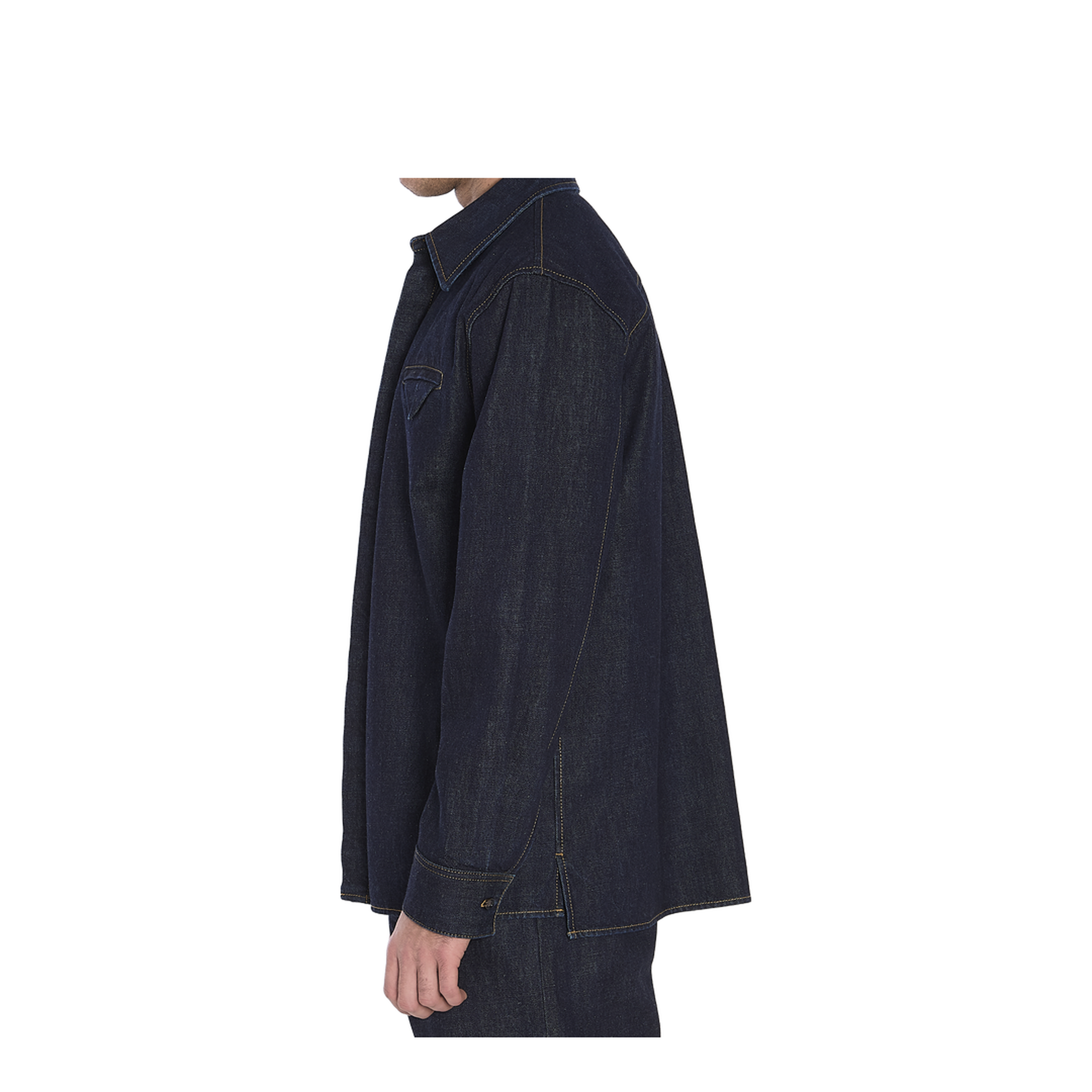 Indigo Denim Shirt - Image 3