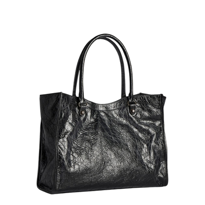Le City Small Arena Lambskin Tote Bag - Black - Image 4