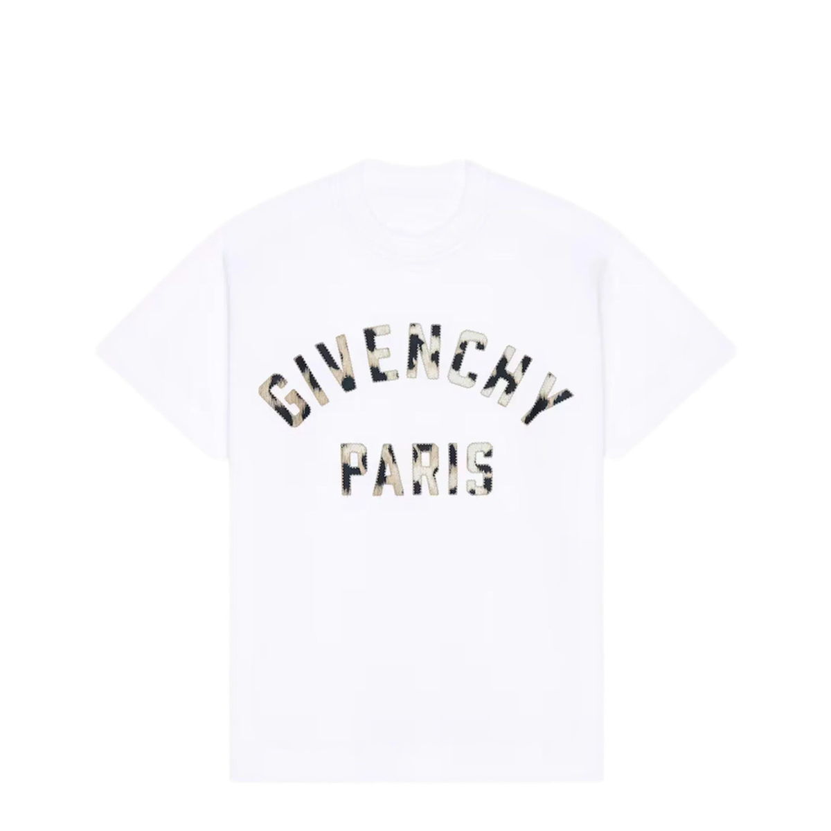 New T-Shirt In Cotton With Paris Embroidery - Image 1