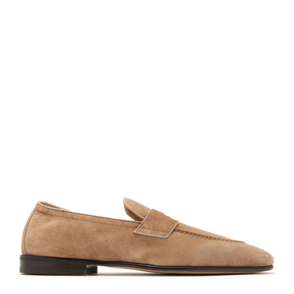 Suede Soft Penny Loafers - Image 1