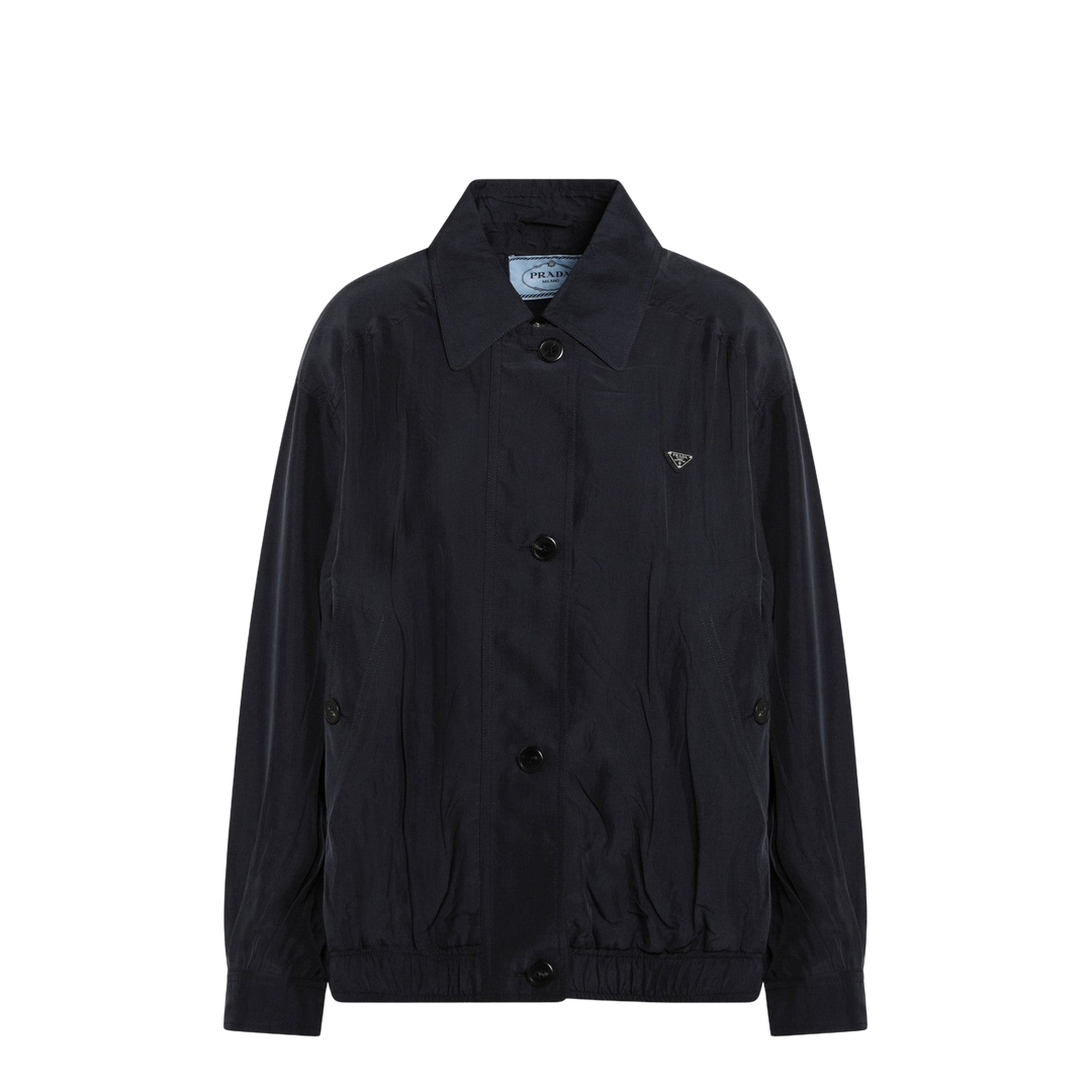 Blue Silk Blouson - Image 1
