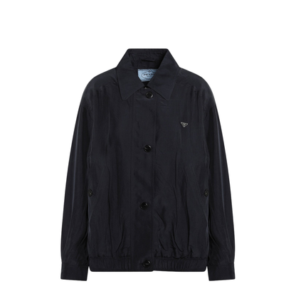 Blue Silk Blouson - Image 1