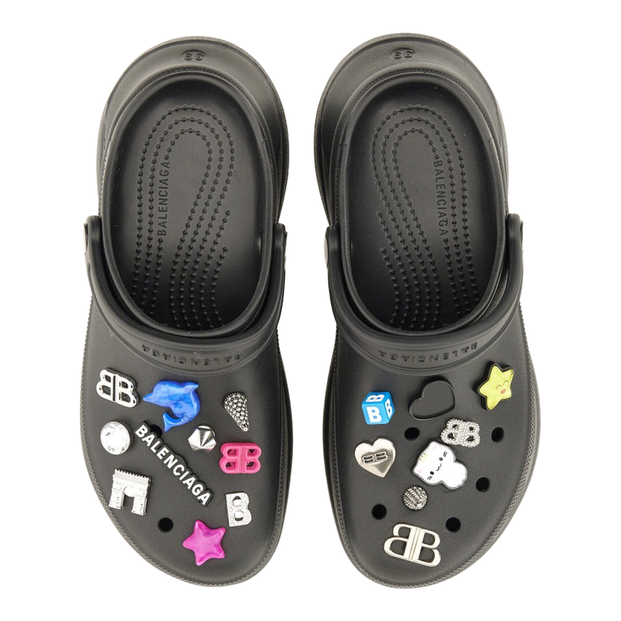 Mule Crocs™ Jibbitz™ in Black - Image 5