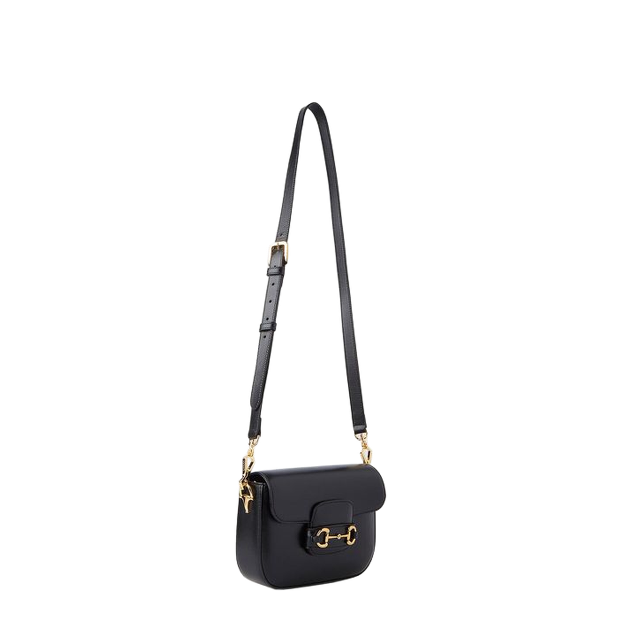 Horsebit 1955 Leather Shoulder Bag - Black - Image 3