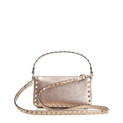 SMALL SHOULDER BAG | ROCKSTUD | VIT.ST.ALCE LAMINATO UNLINED/PLAT.STUDS - Image 3
