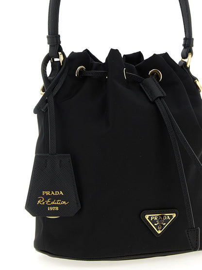 Black Re-nylon Shoulder Bag - Image 3