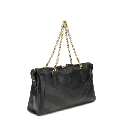 Panthea Chevron Medium Shoulder Bag - Image 3