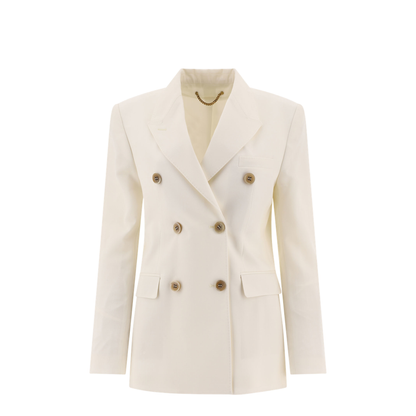 Double-Breasted Wool-Blend Blazer - Image 1