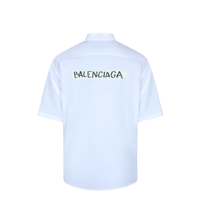 White Poplin Oversize Shirt - Image 3