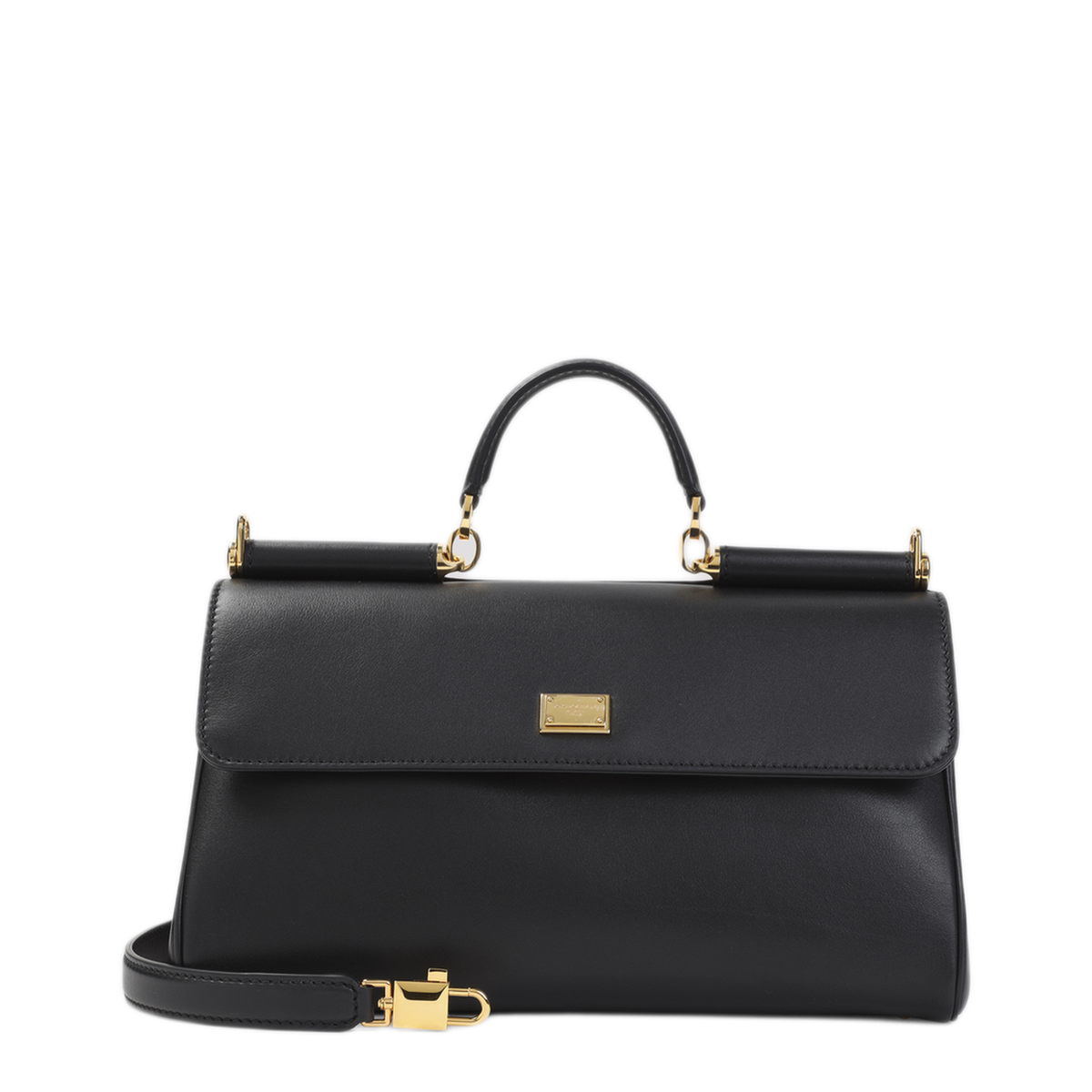 My Sicily Calfskin Handbag - Black - Image 1