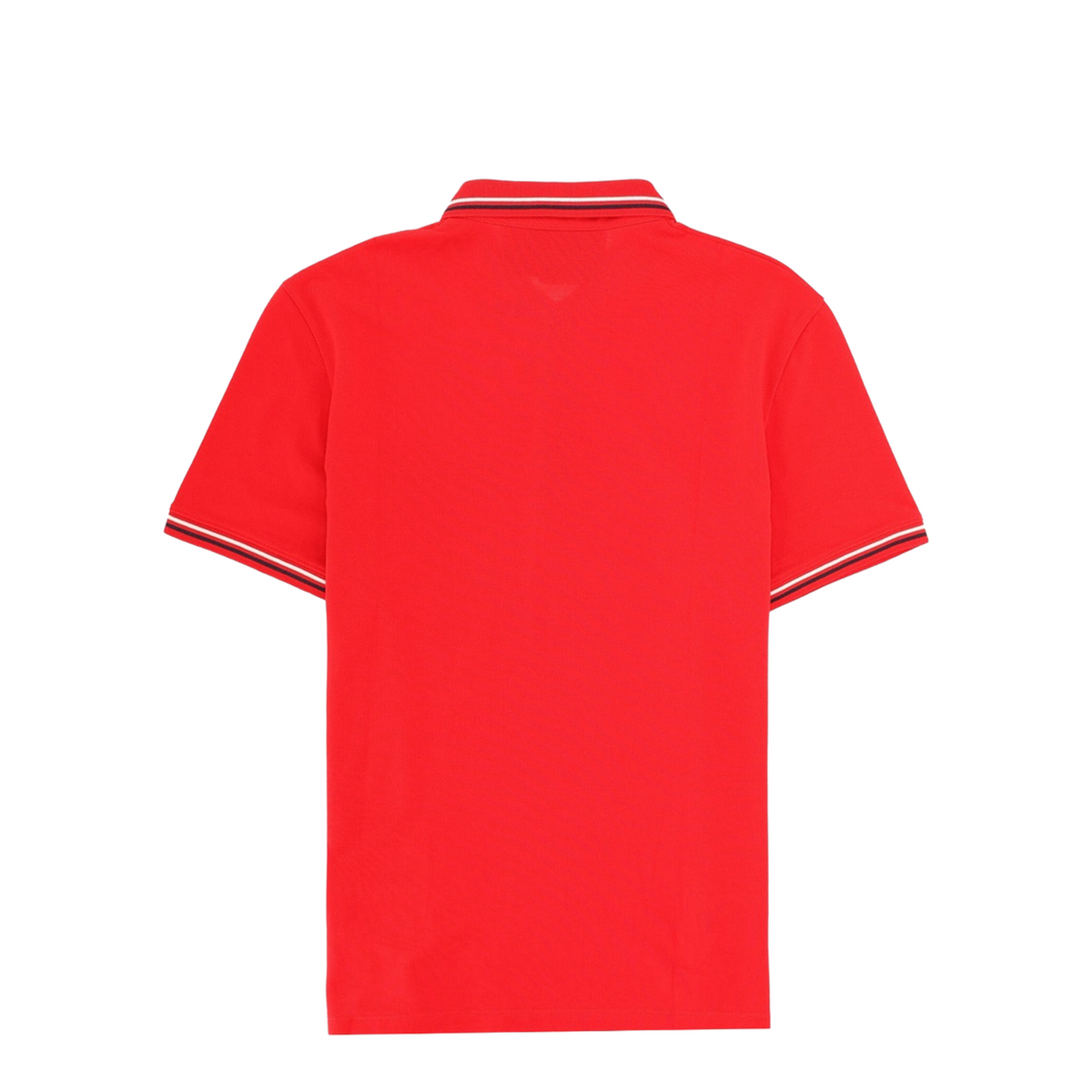 Red Cotton Polo Shirt - Image 3