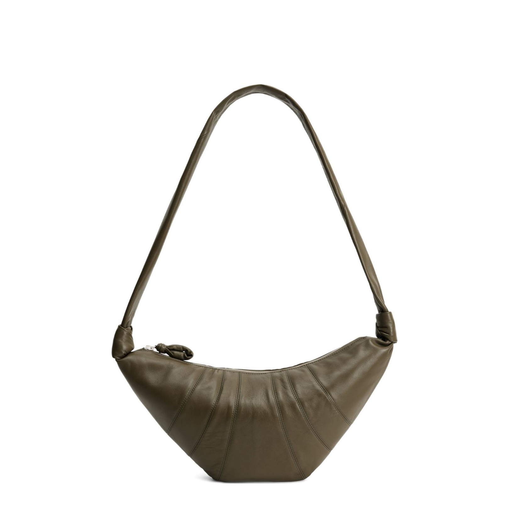 Croissant Medium Leather Shoulder Bag - Image 1