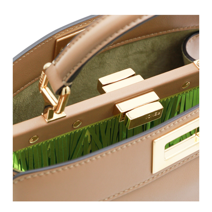 Peekaboo ISeeU Small Leder Beige - Image 7