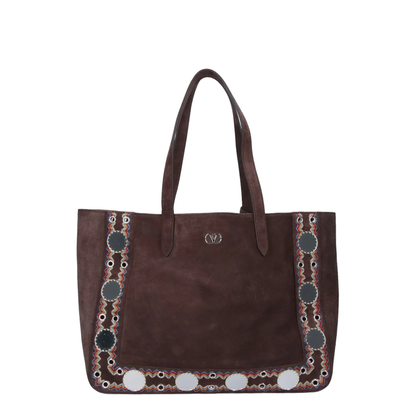 Nellcôte Suede Shopping Bag - Image 1