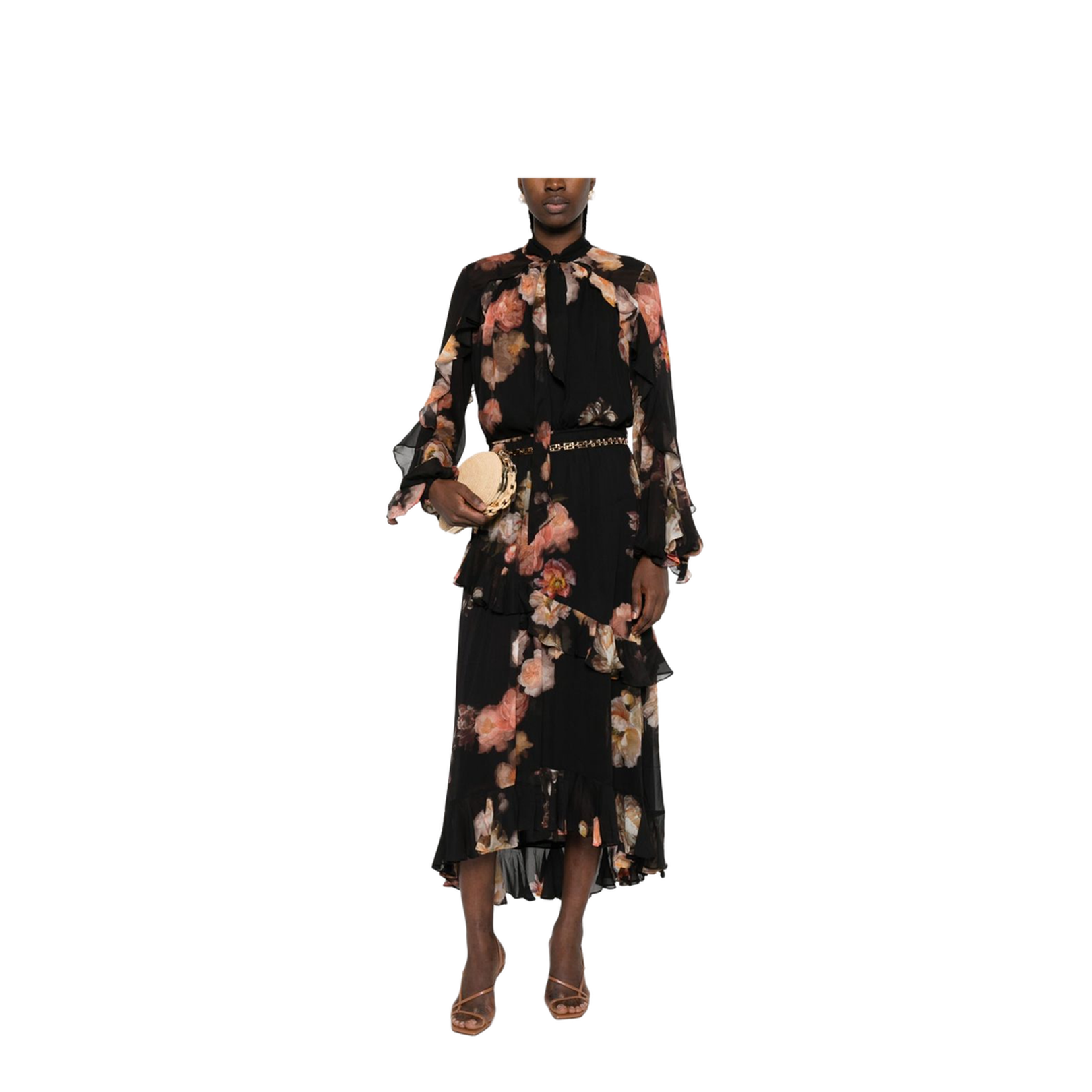 Hypnotic Satin Shirt Denim Paisley - Image 4