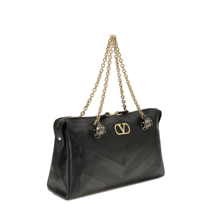 Panthea Chevron Medium Shoulder Bag - Image 2