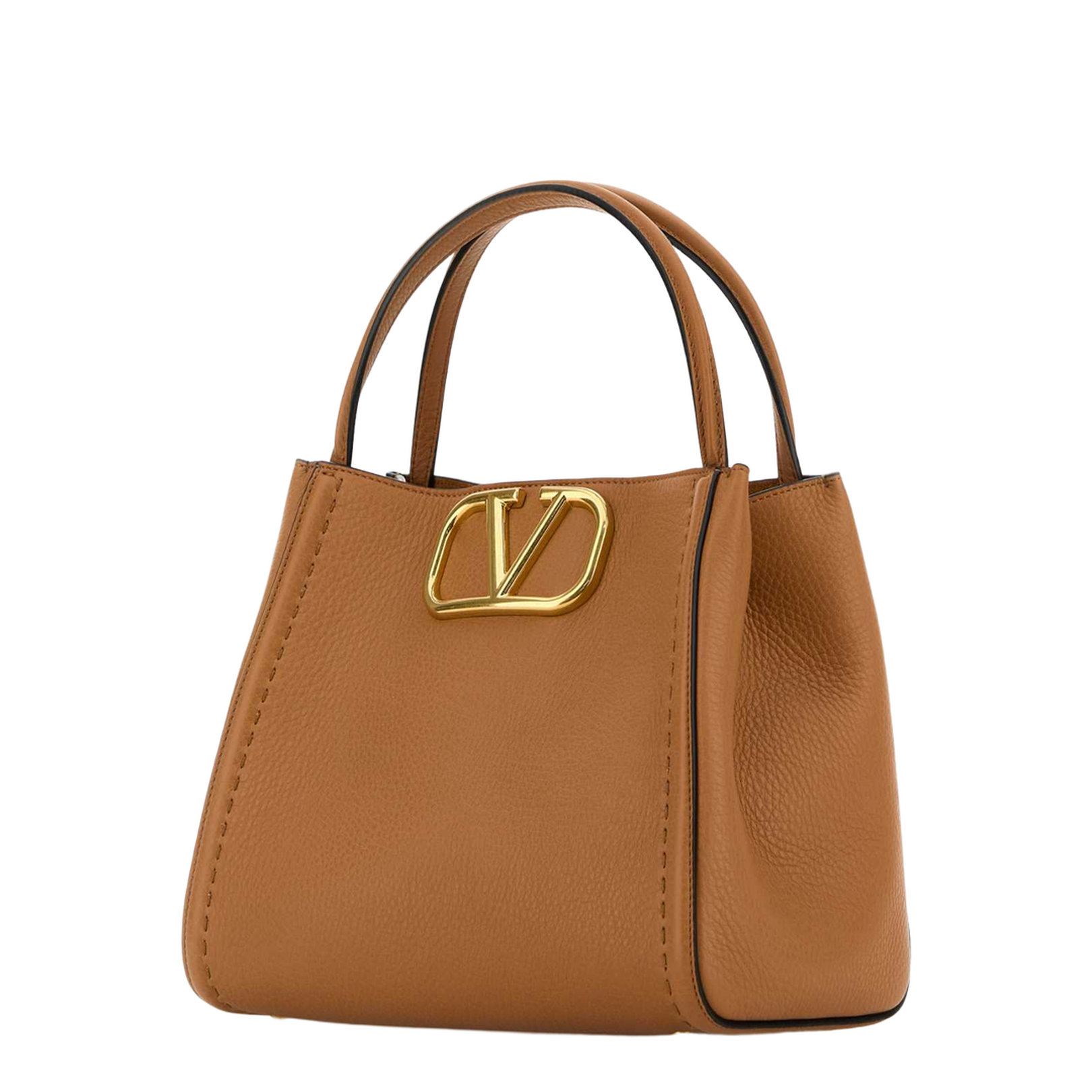 Camel Leather Medium Alltime Handbag - Image 2