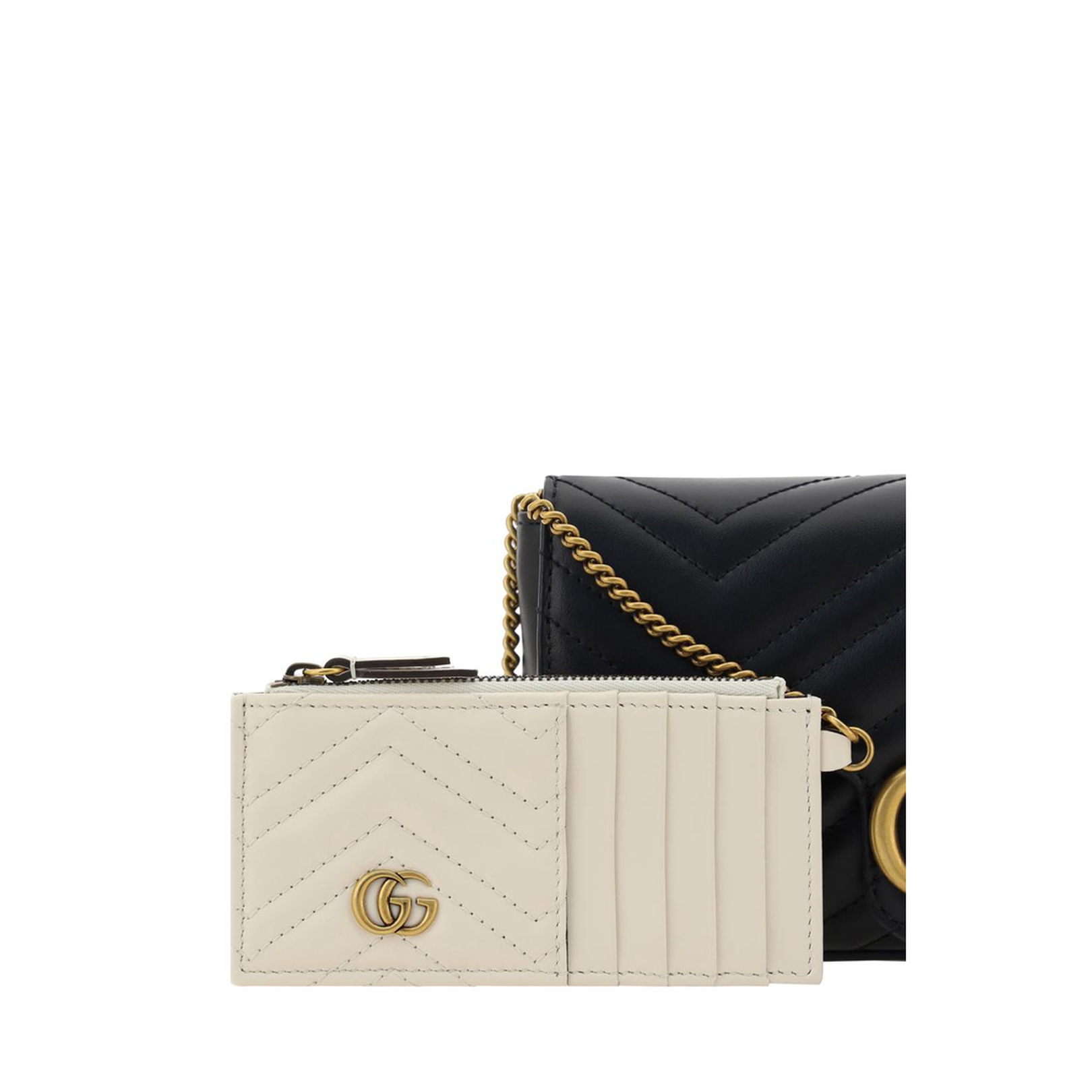 GG Marmont Leather Continental Wallet - Black - Image 5