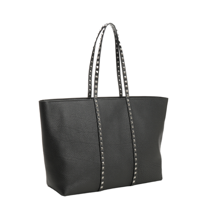 Rockstud Leather Tote Bag - Image 2