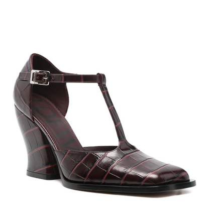 Onda Leather Pumps - Brown - Image 2