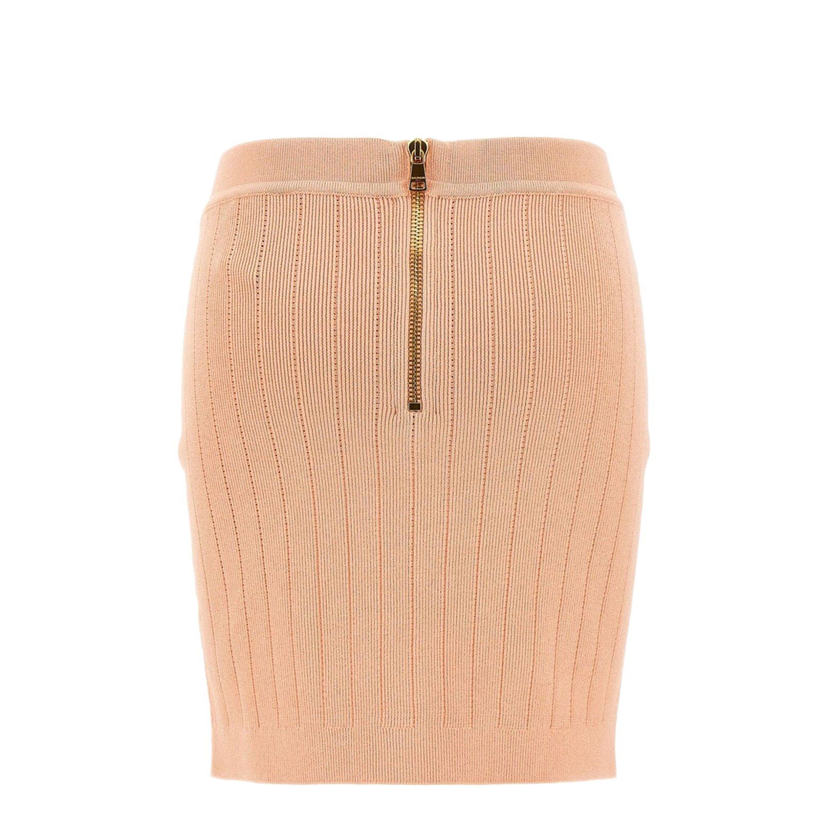 Knit Mini Skirt In Powder - Image 2