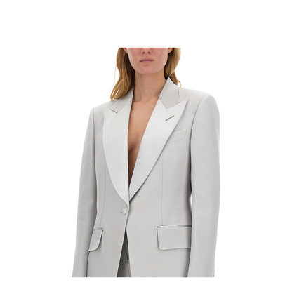 Single-Breasted Tuxedo Jacket - Image 4