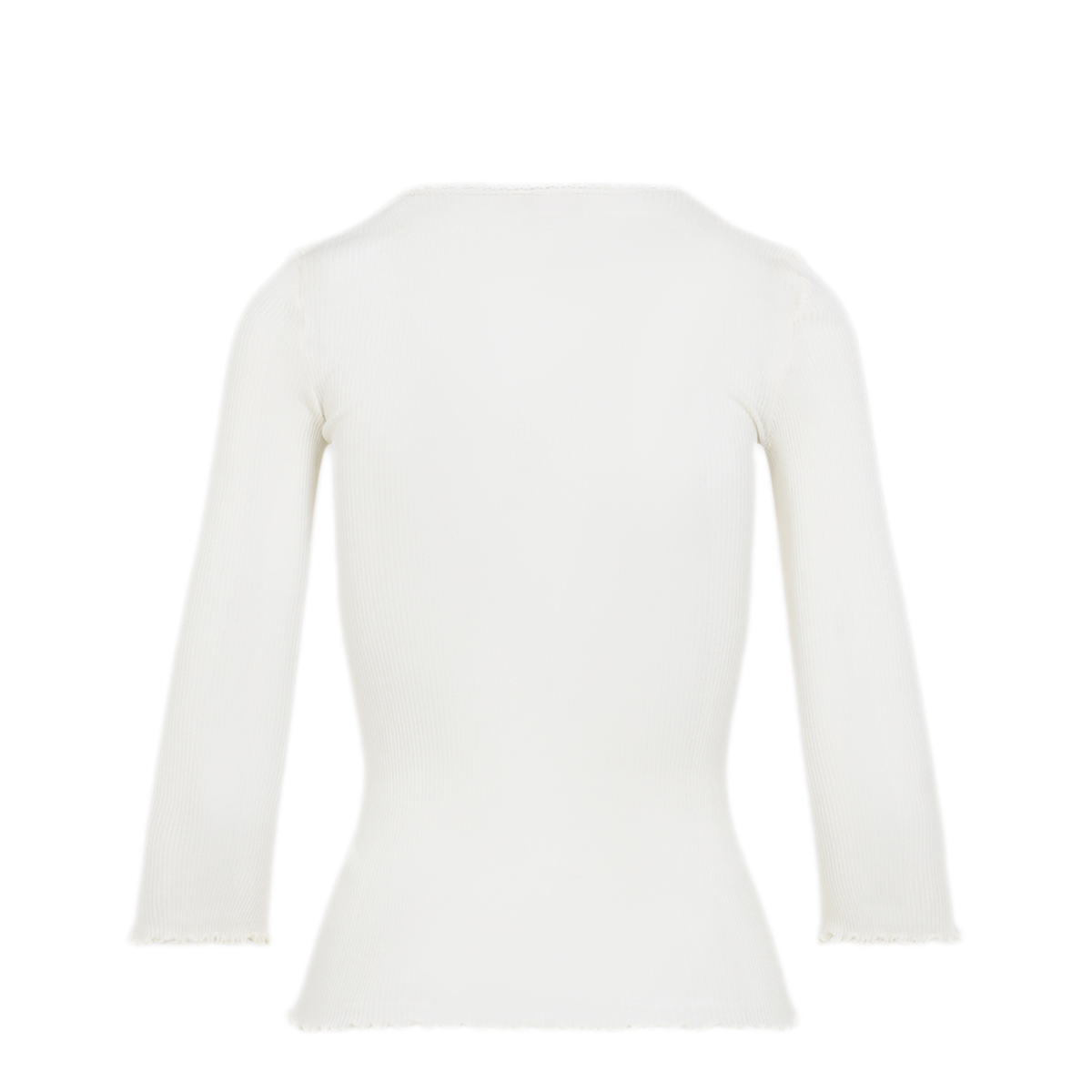 Fitted Cotton Silk Jersey Top - Image 4