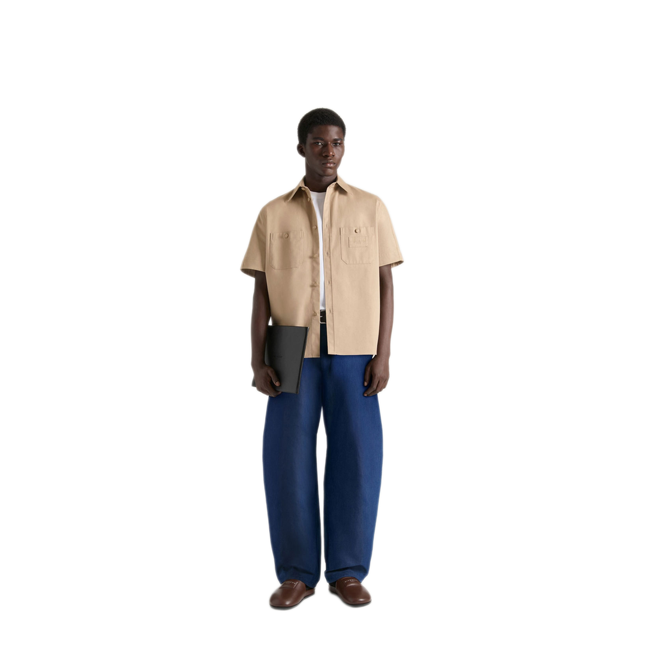 Couture Seam Cotton Shirt - Image 2