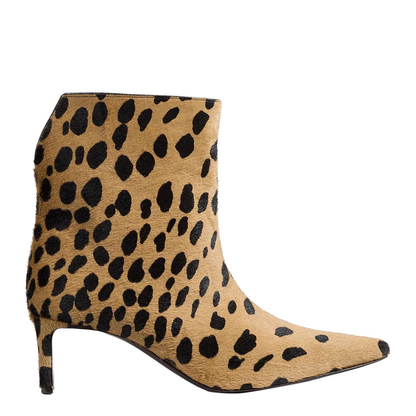 ONA 55 Ankle Boots in Printed Haircalf - Image 1