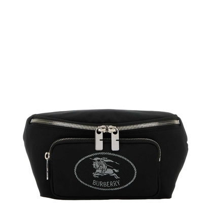 Black Canvas Belt Bag - Image 1