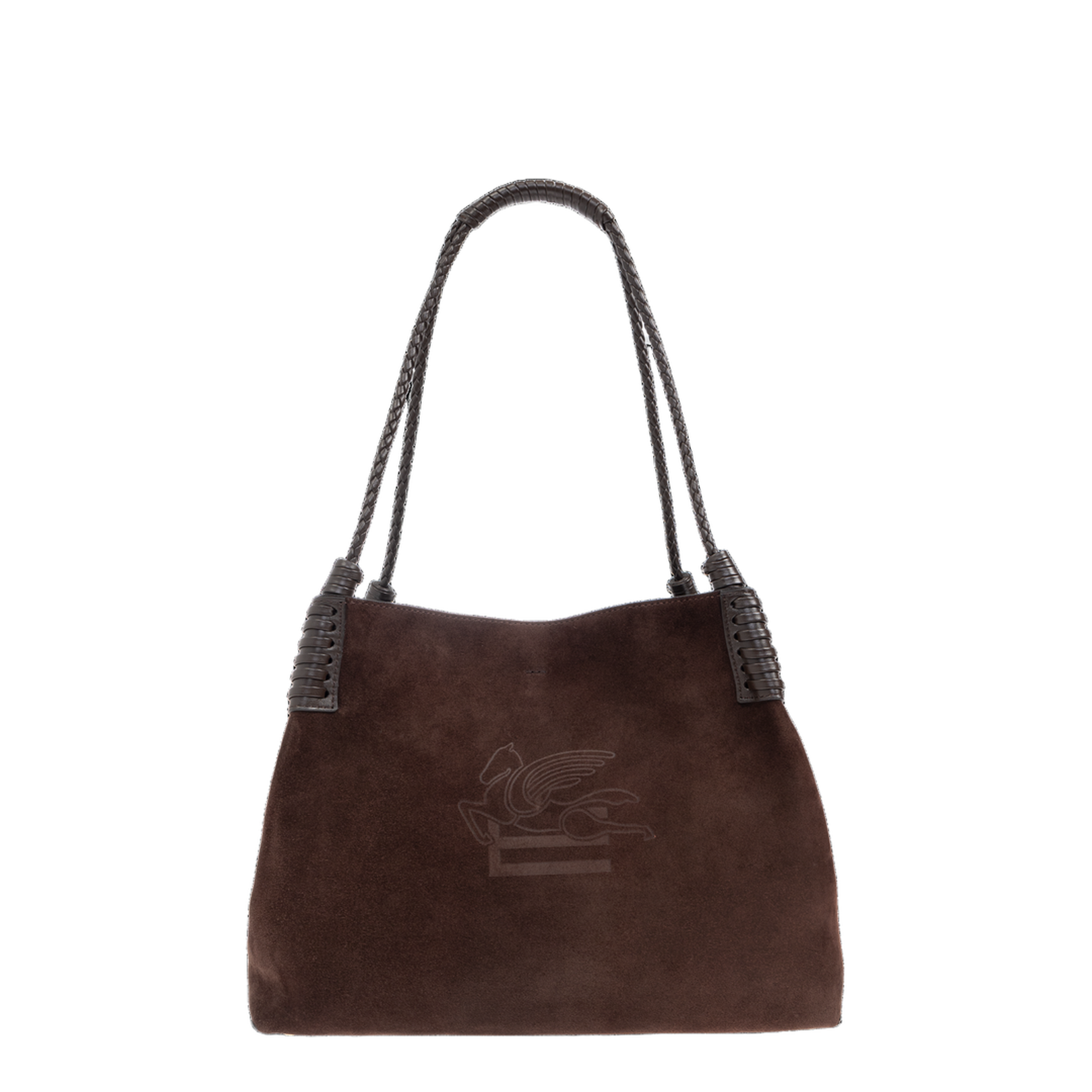 Small Libra Tote Bag in Suede - Image 1
