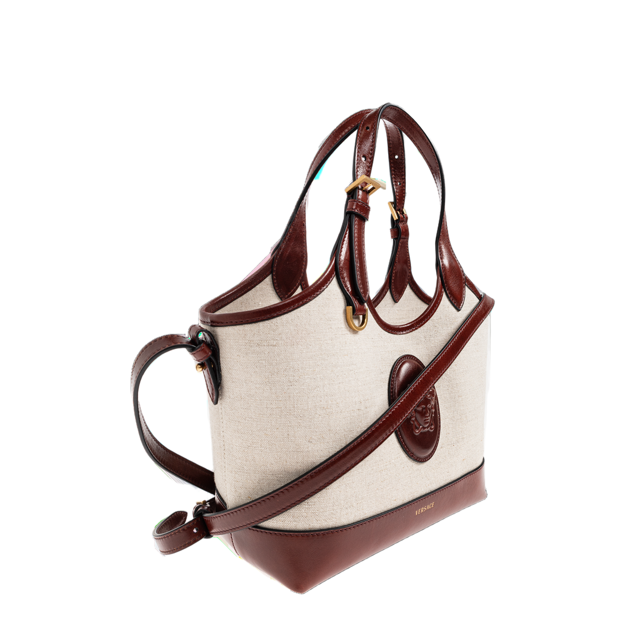 Rivière Canvas Tote - Brown/Beige - Image 4