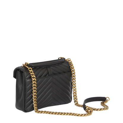 College Medium Quilted Leather Shoulder Bag - Nero - Image 2