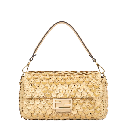 Baguette FF Handbag Gold - Image 1