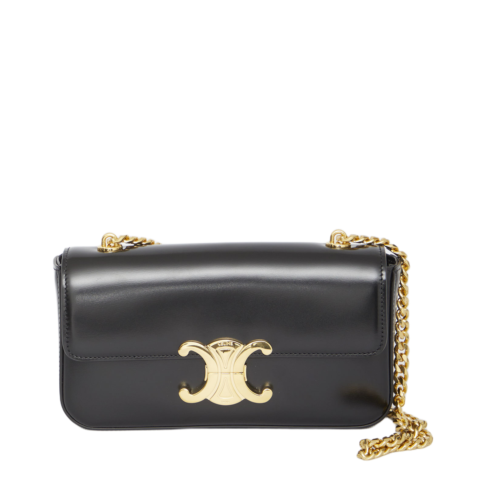 Claude Triomphe Chain Shoulder Bag Black - Image 2