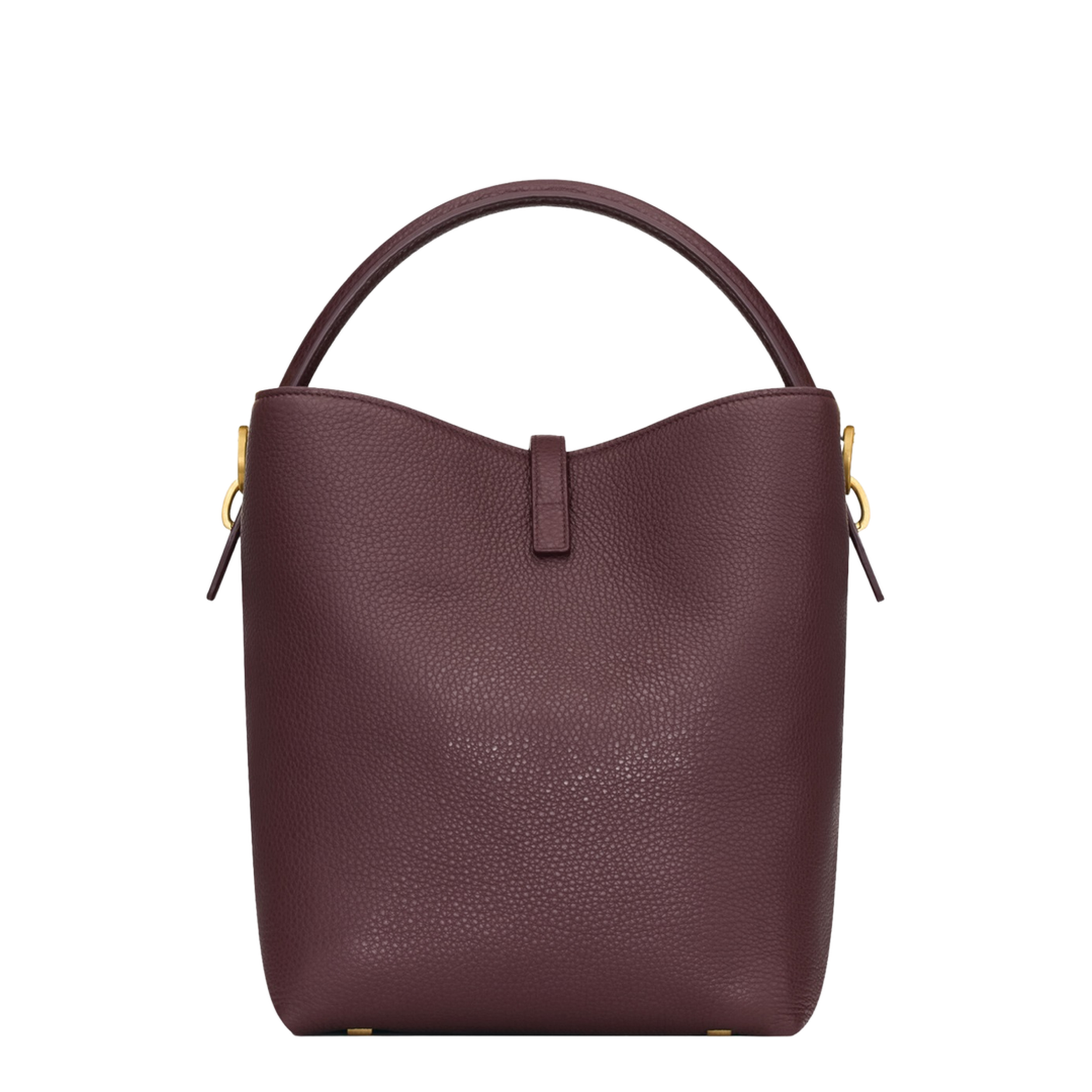 LE 37 Calf Leather Bucket Bag - Bordeaux - Image 2