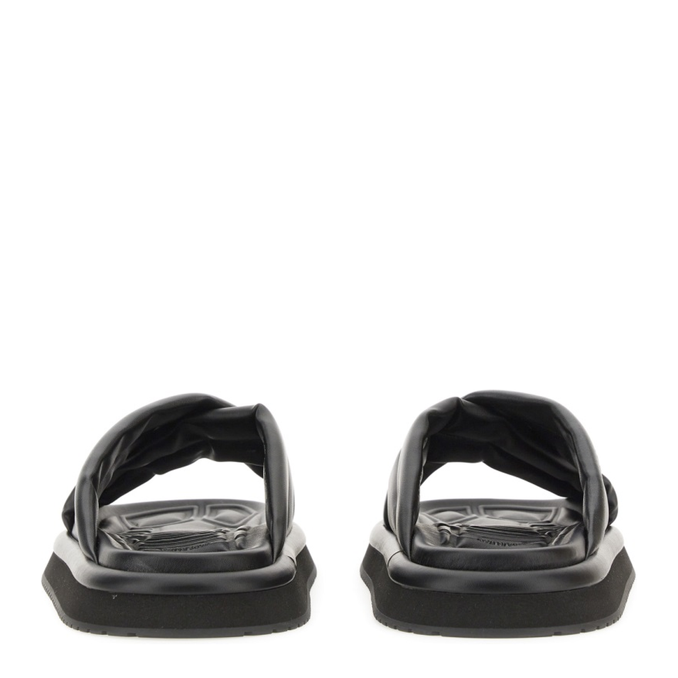 Nappa Effect Fabric Sandal - Image 3