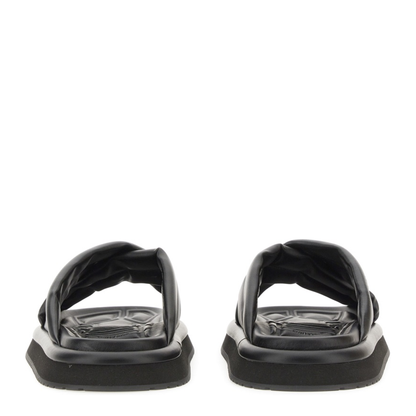 Nappa Effect Fabric Sandal - Image 3
