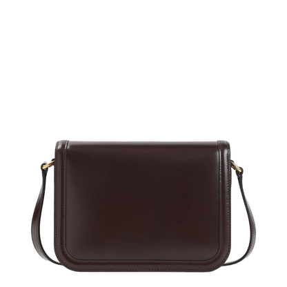 Foldover Top Shoulder Bag Oak Brown - Image 2