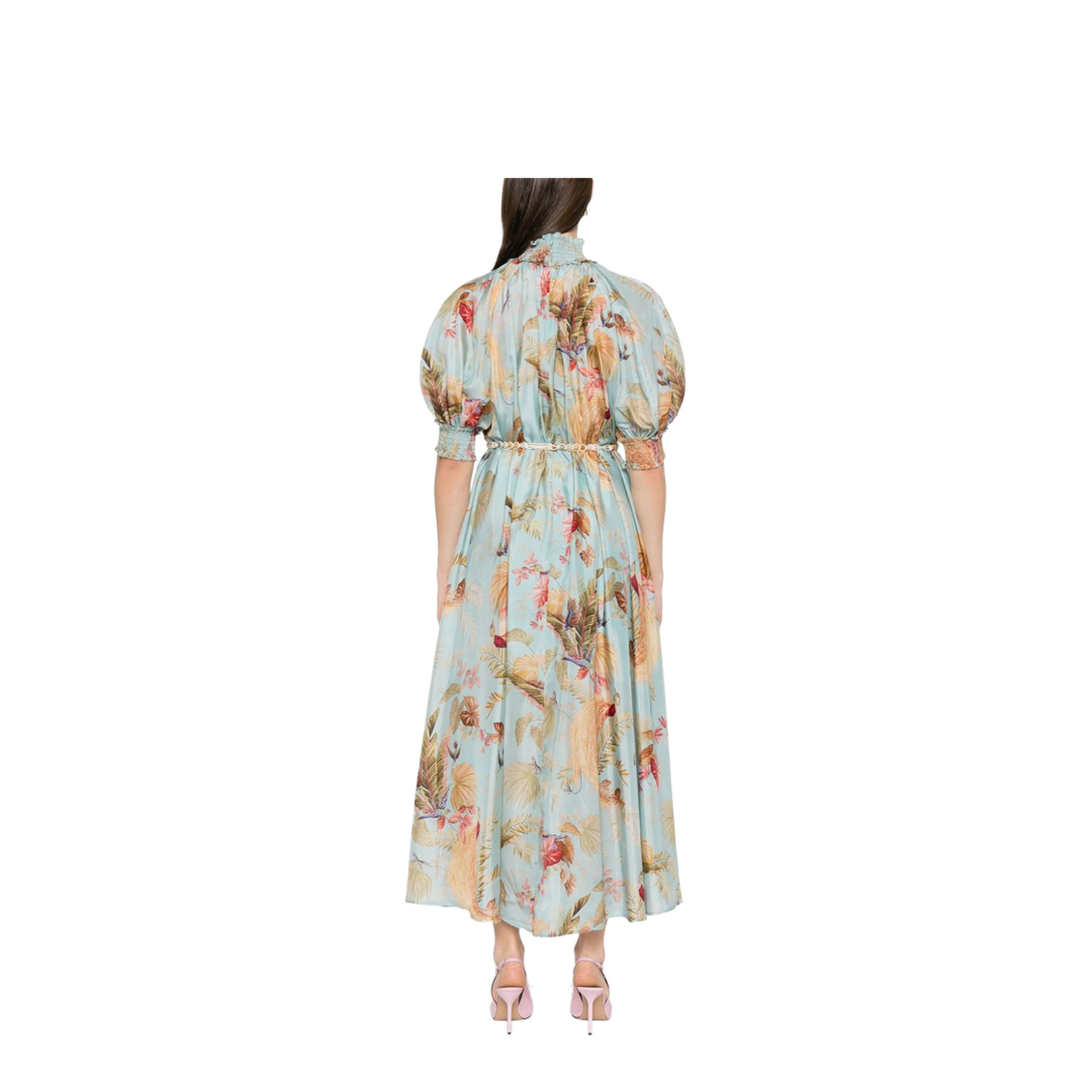 Ascension Printed Silk Dress - Image 4
